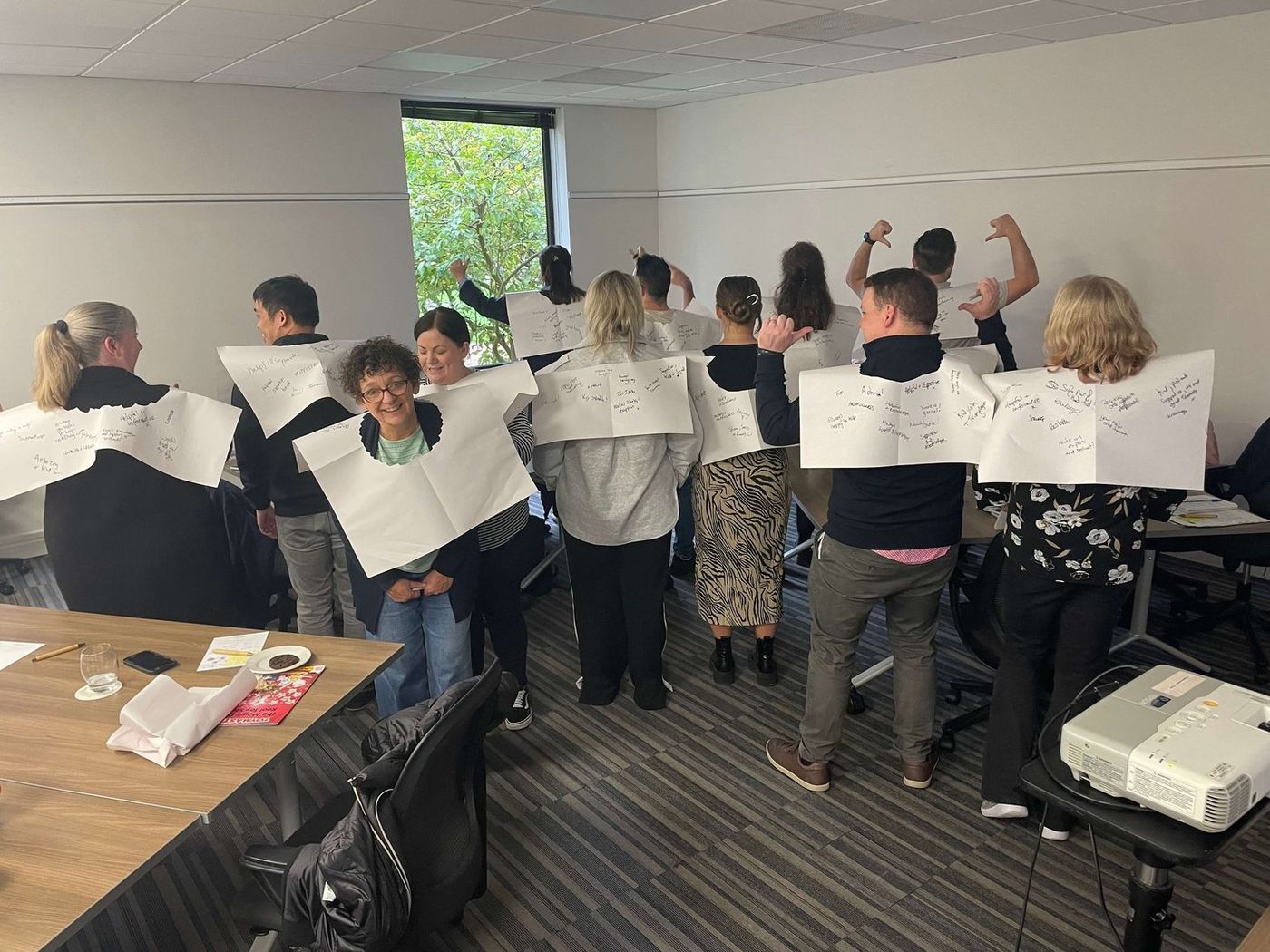 Rainbow managers at a workshop